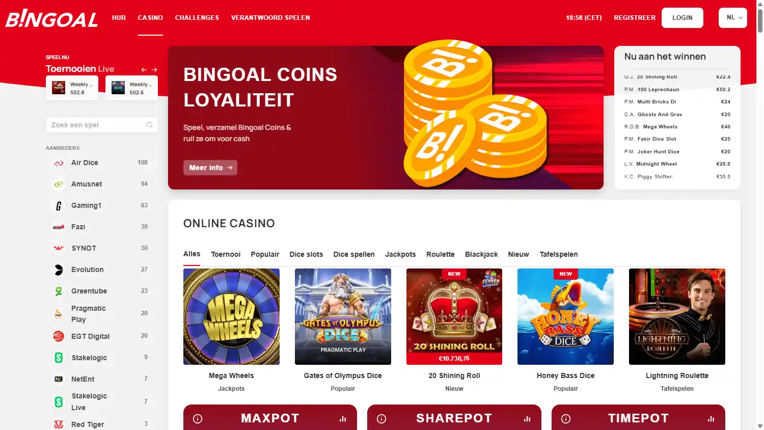 Bingoal Casino screenshot 3
