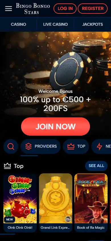 BingoBongoStars Casino screenshot 4