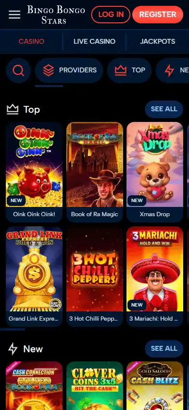 BingoBongoStars Casino screenshot 5