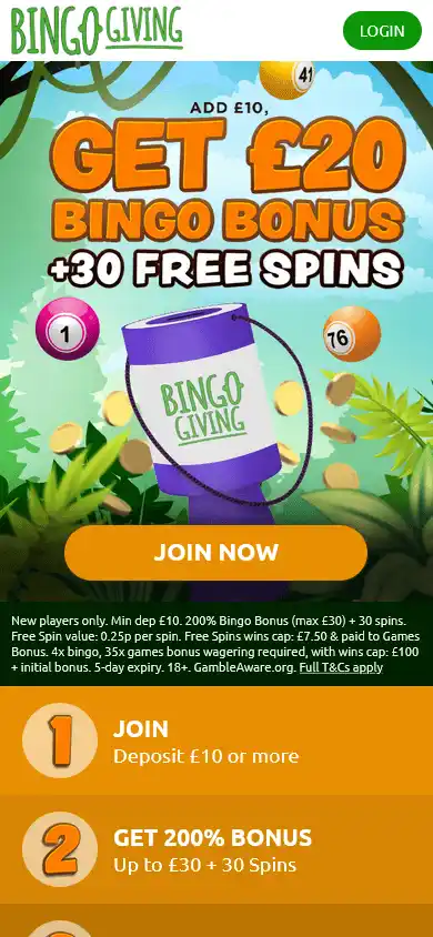 BingoGiving Casino screenshot 3