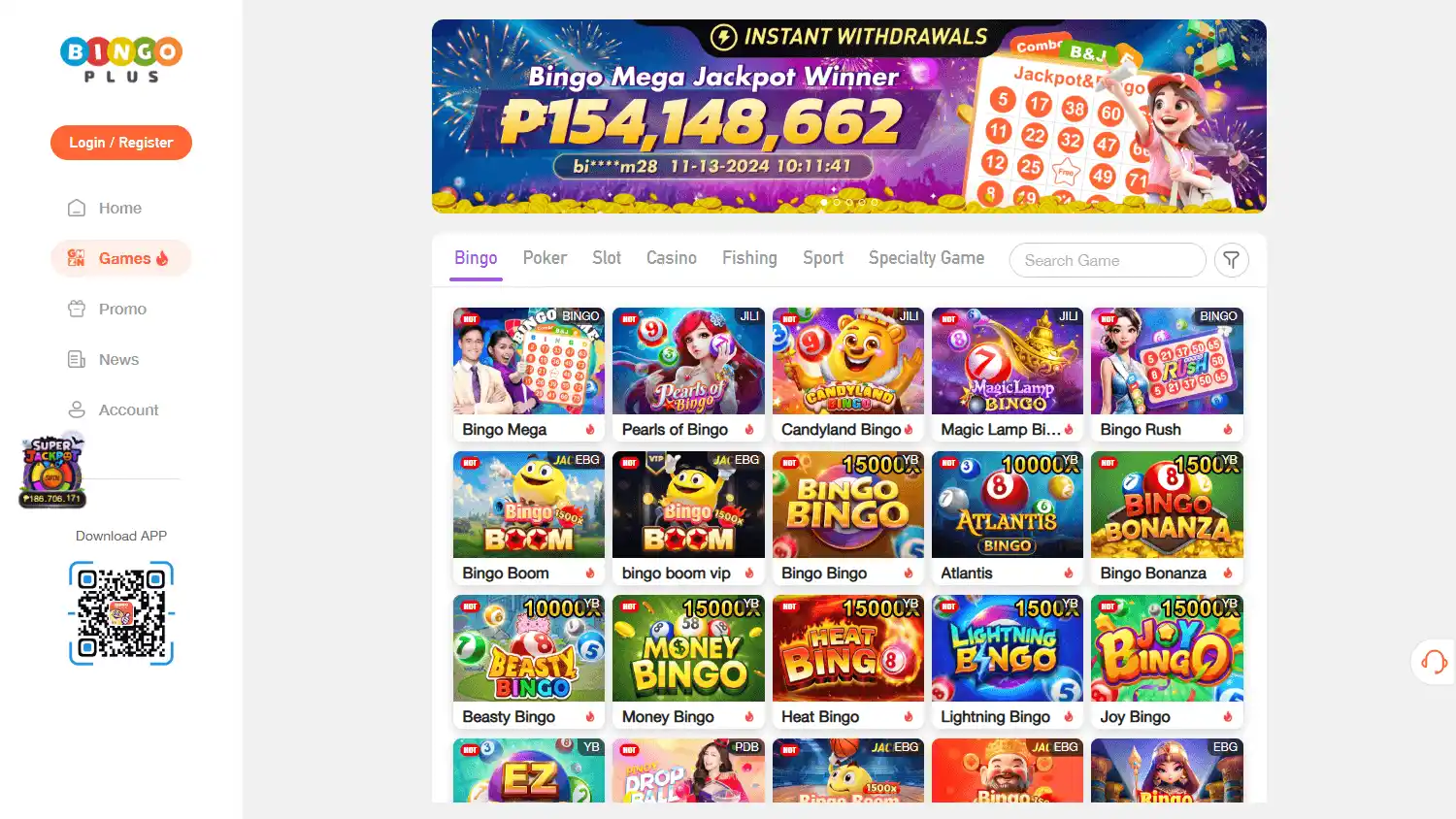 BingoPlus Casino screenshot 2