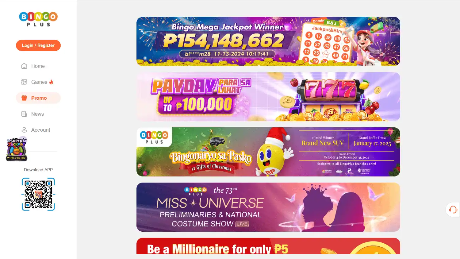 BingoPlus Casino screenshot 4