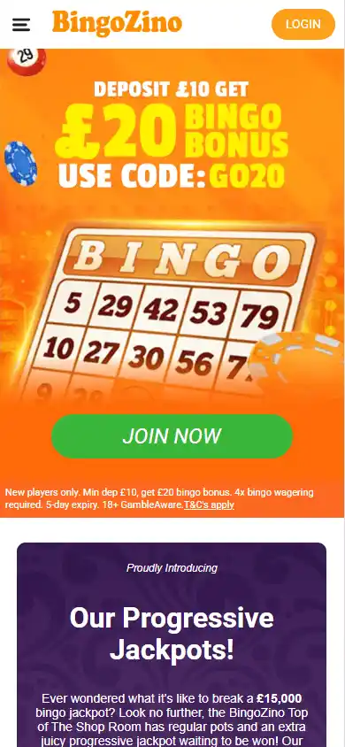 BingoZino Casino screenshot 3