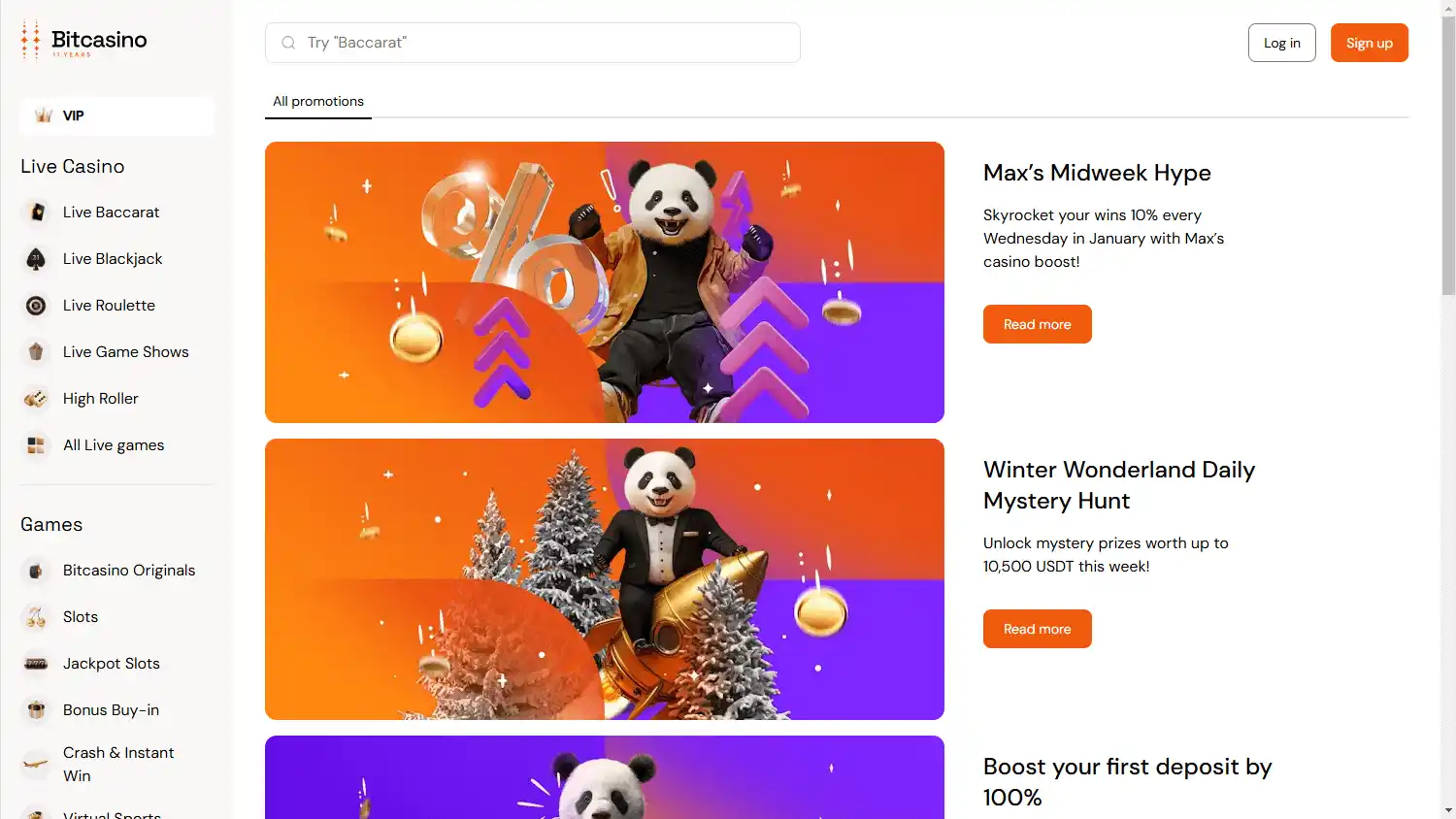 Bitcasino.io screenshot 3