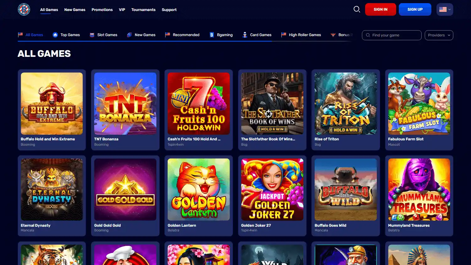 Bitcoincasino.us screenshot 2