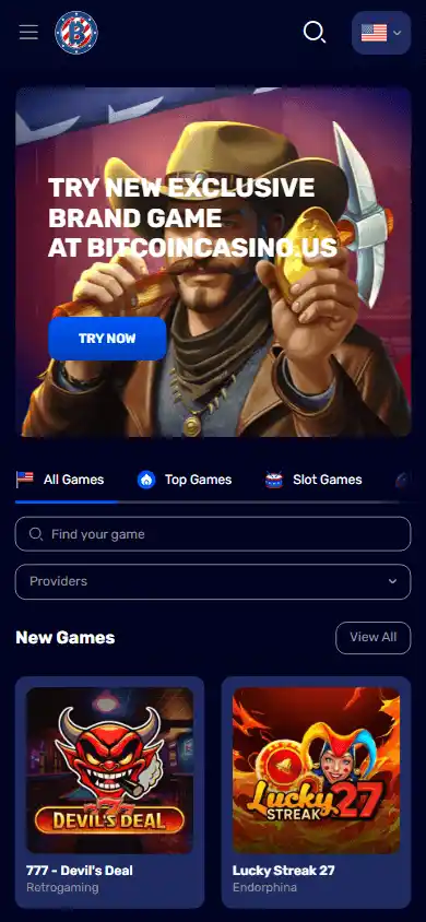 Bitcoincasino.us screenshot 3