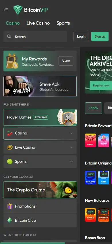Bitcoincasino.vip screenshot 5