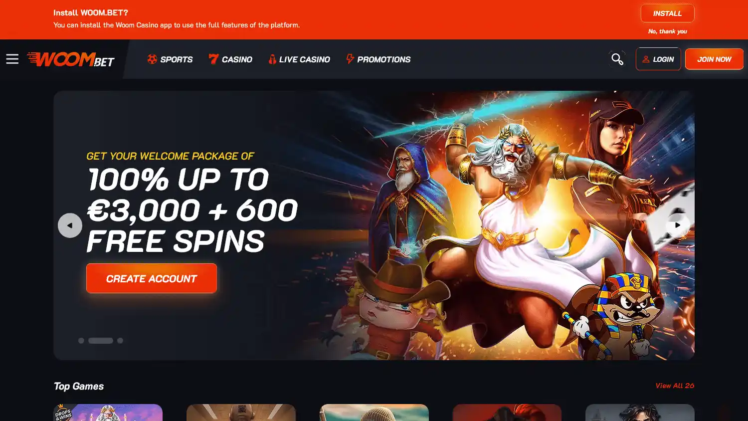 BitcoinVIP Casino screenshot 1
