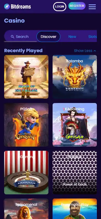 Bitdreams Casino screenshot 4