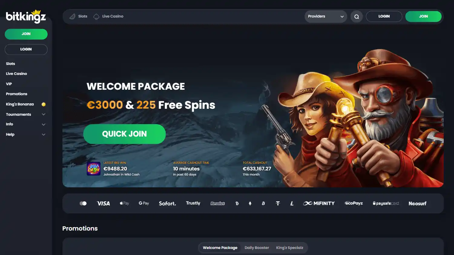 BitKingz Casino screenshot 1