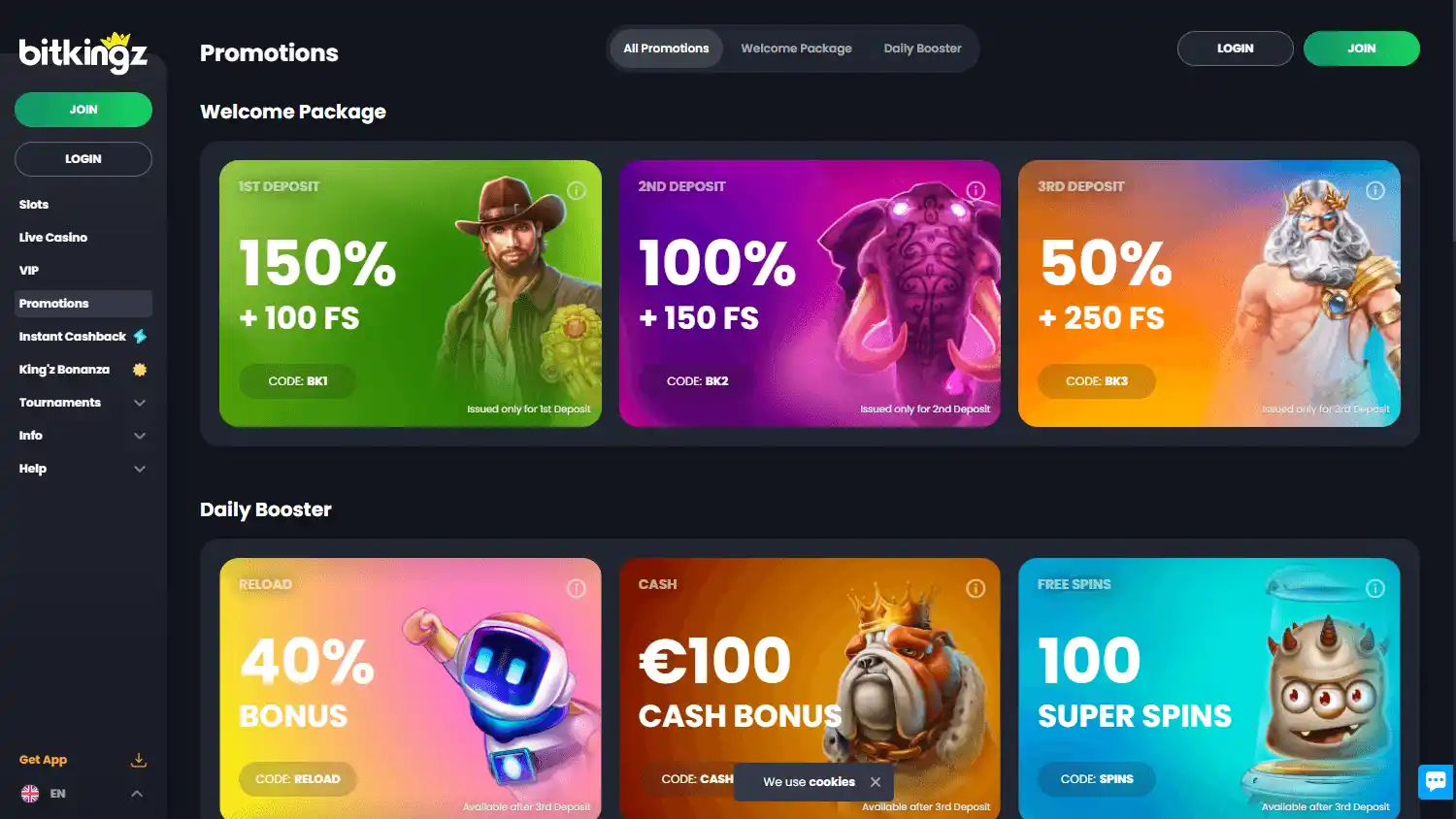 BitKingz Casino screenshot 3