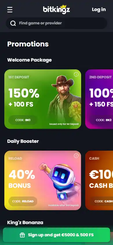 BitKingz Casino screenshot 6