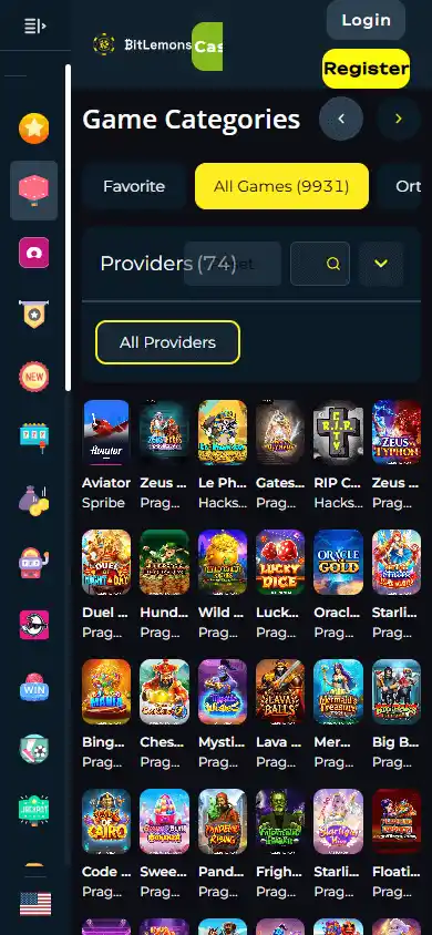 BitLemons Casino screenshot 5