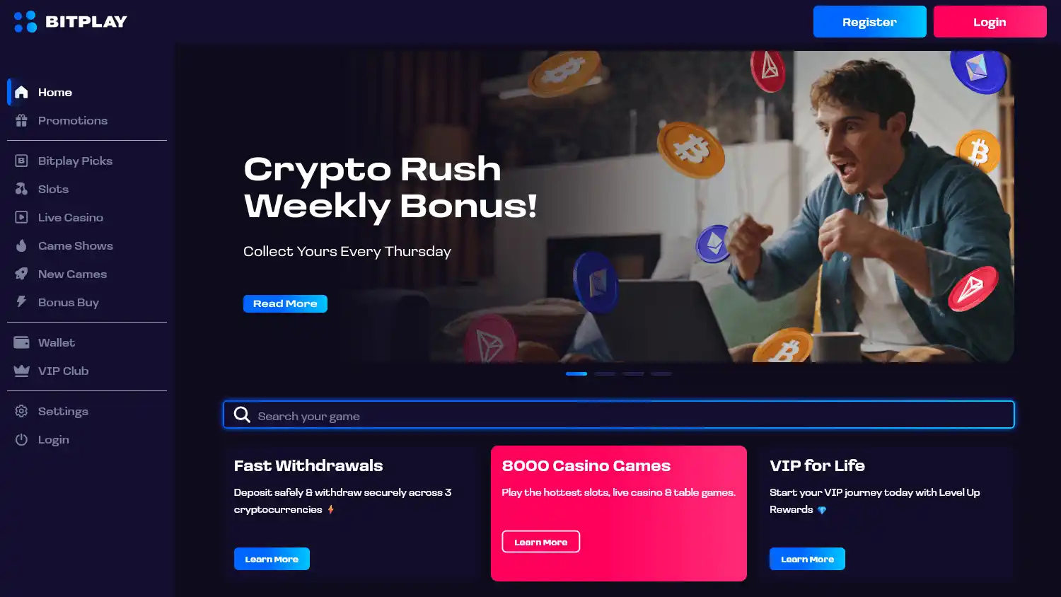 BitPlay Casino screenshot 1