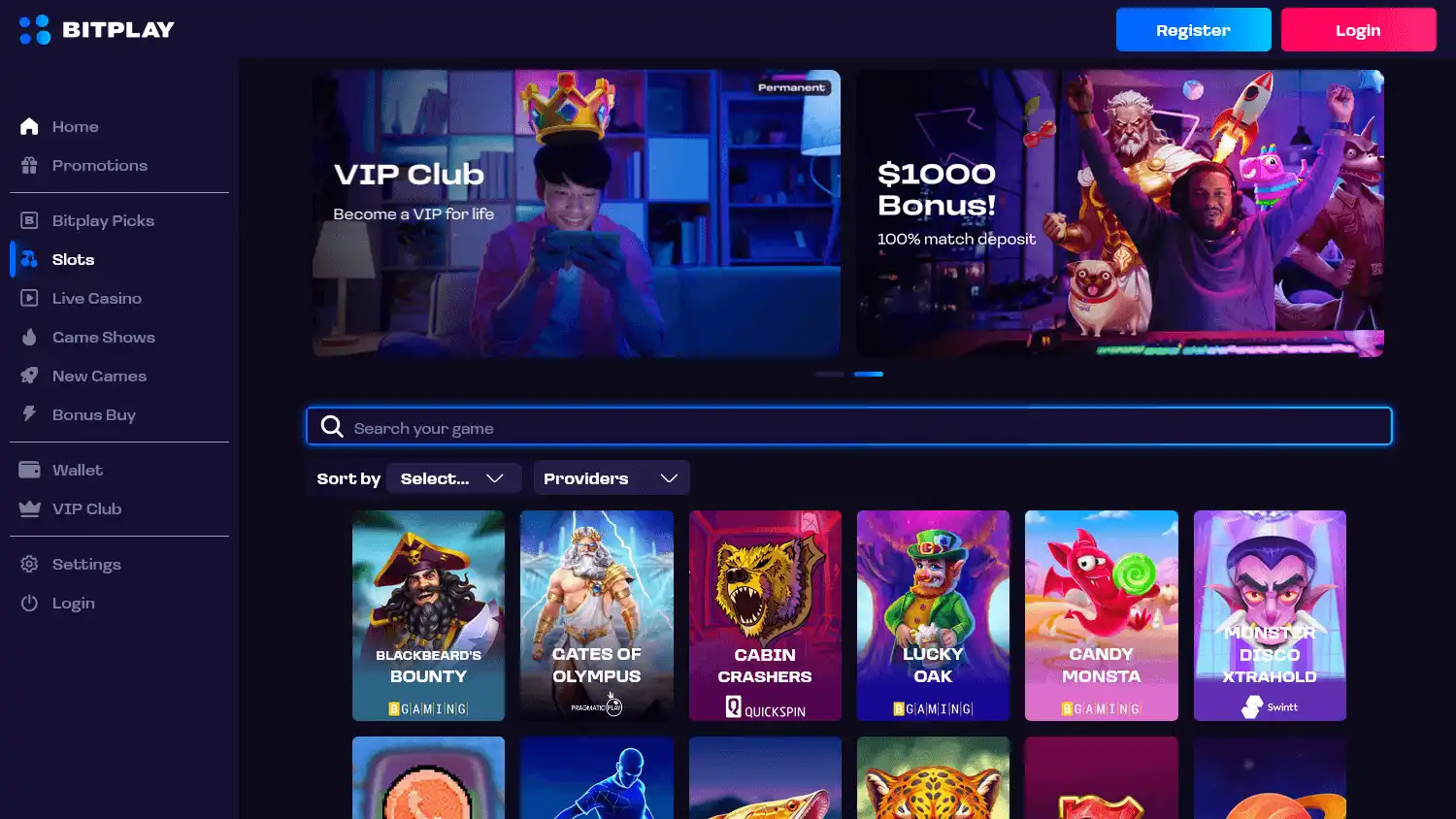 BitPlay Casino screenshot 2