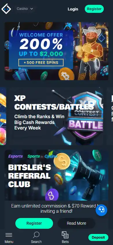 Bitsler Casino screenshot 6