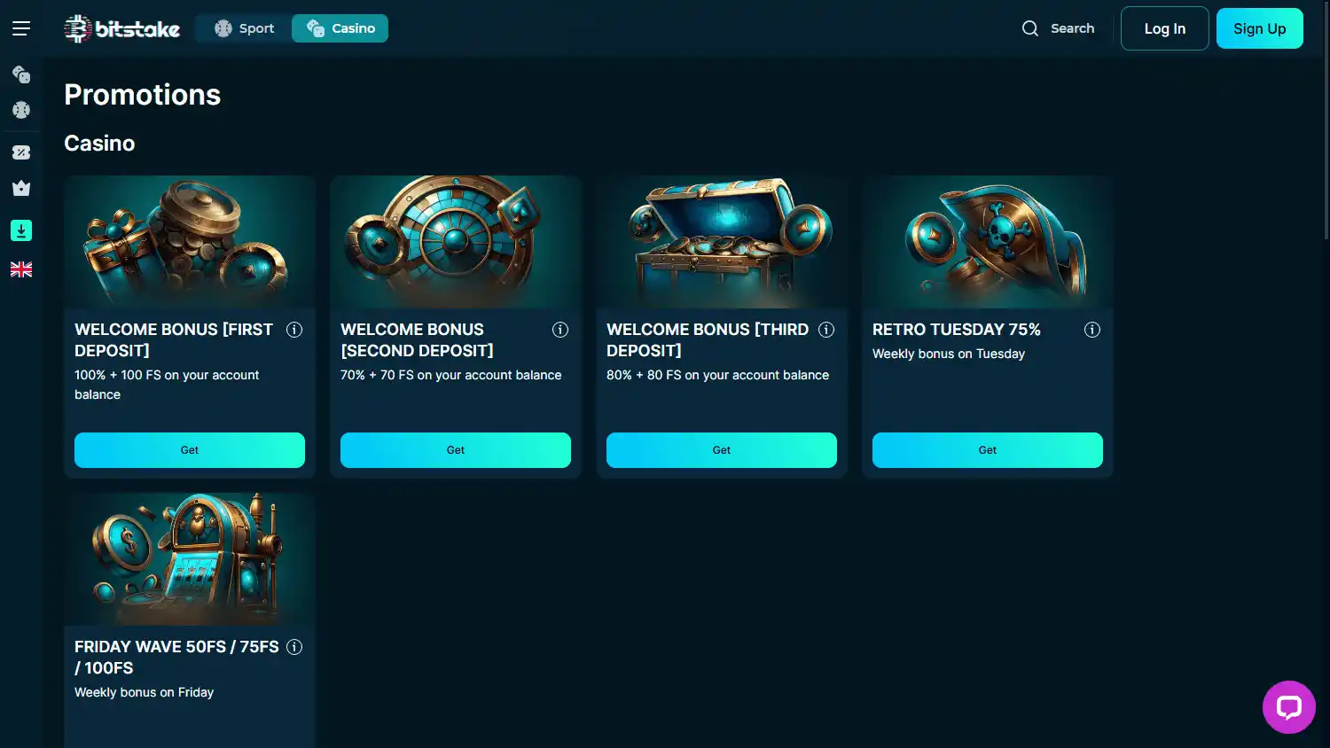 BitStake Casino screenshot 3