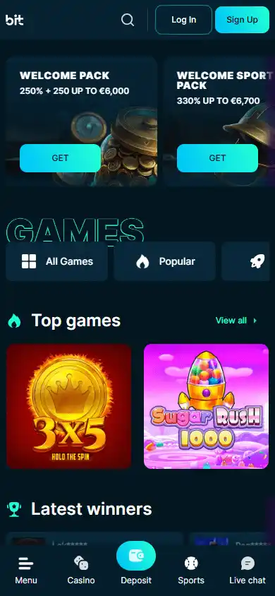 BitStake Casino screenshot 4