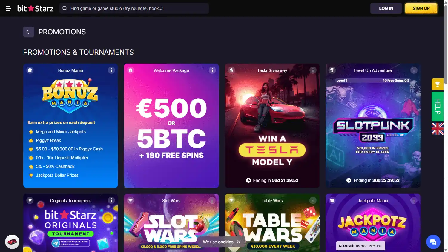 BitStarz Casino screenshot 3