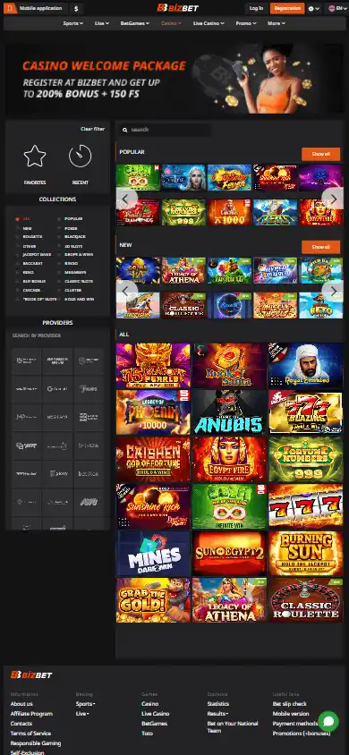 BizBet Casino screenshot 5