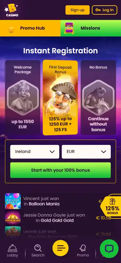Bizzo Casino EE screenshot 5