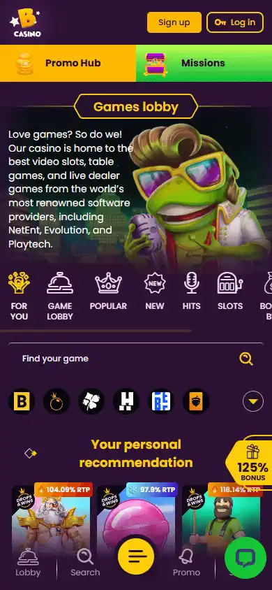 Bizzo Casino EE screenshot 6