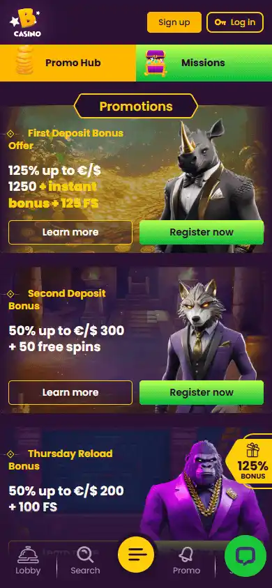 Bizzo Casino EE screenshot 7