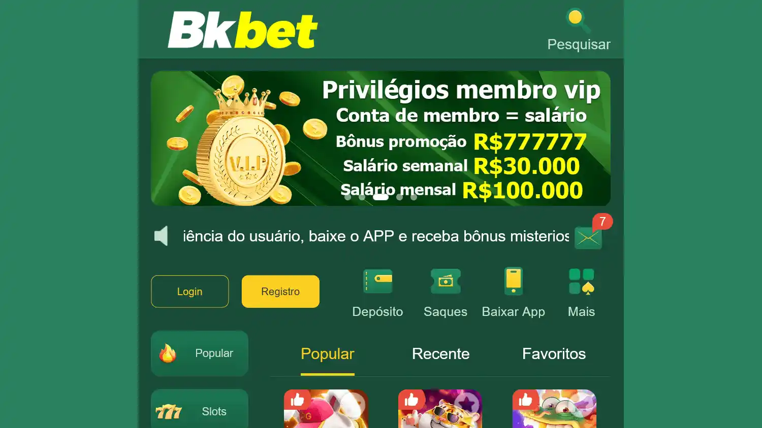 Bkbet Casino screenshot 2