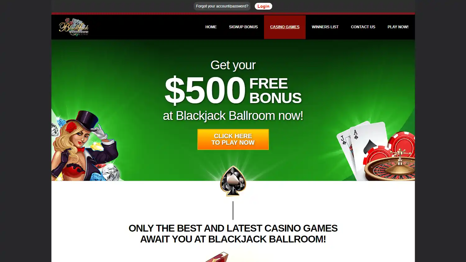 Blackjack Ballroom Casino screenshot 2