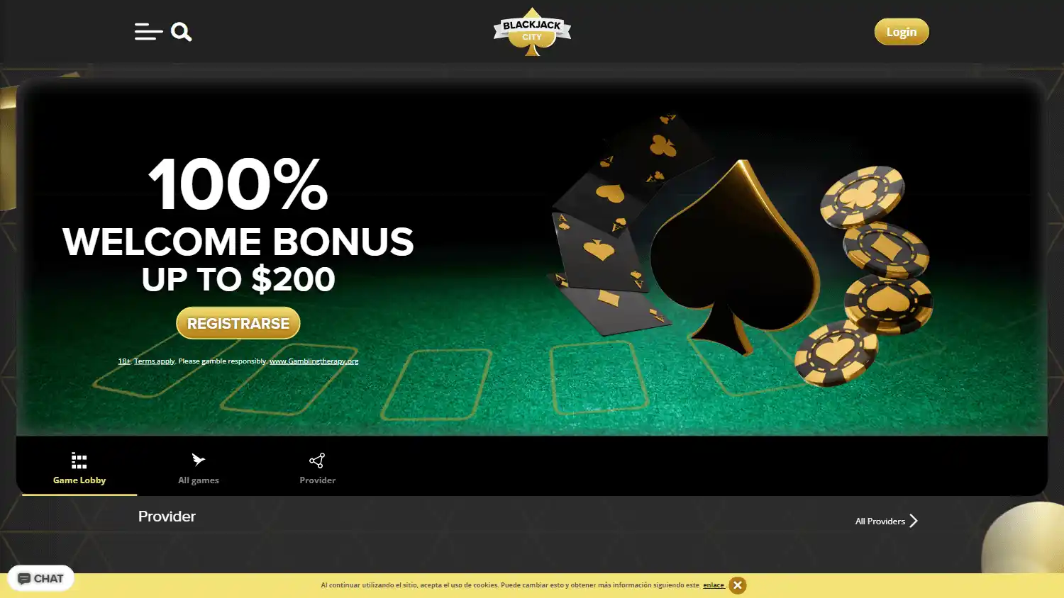 Blackjack City Casino screenshot 1