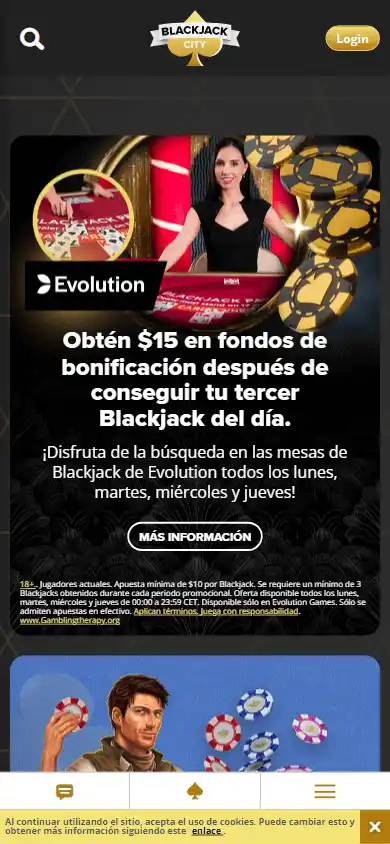 Blackjack City Casino screenshot 4