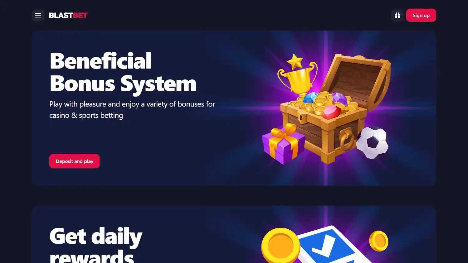 Blast Bet Casino screenshot 3