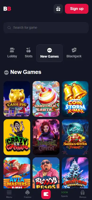 Blast Bet Casino screenshot 5