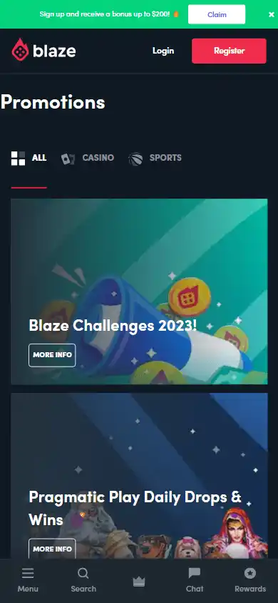 Blaze Casino BR screenshot 7