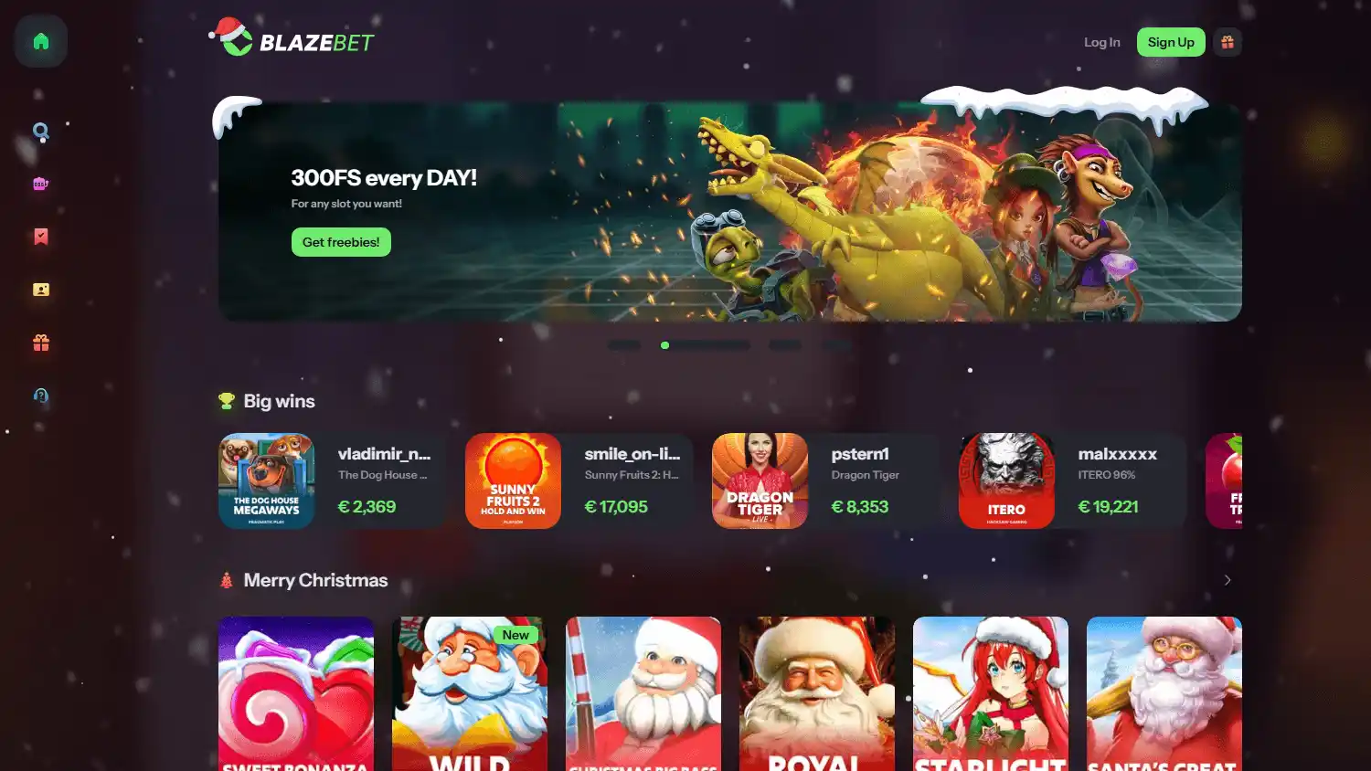 BlazeBet Casino screenshot 1