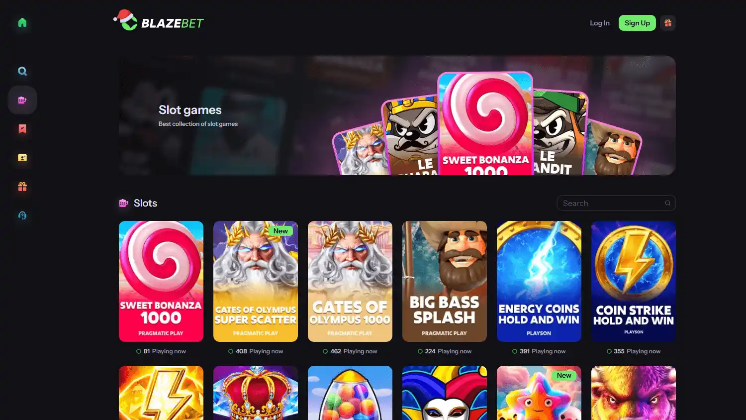 BlazeBet Casino screenshot 2