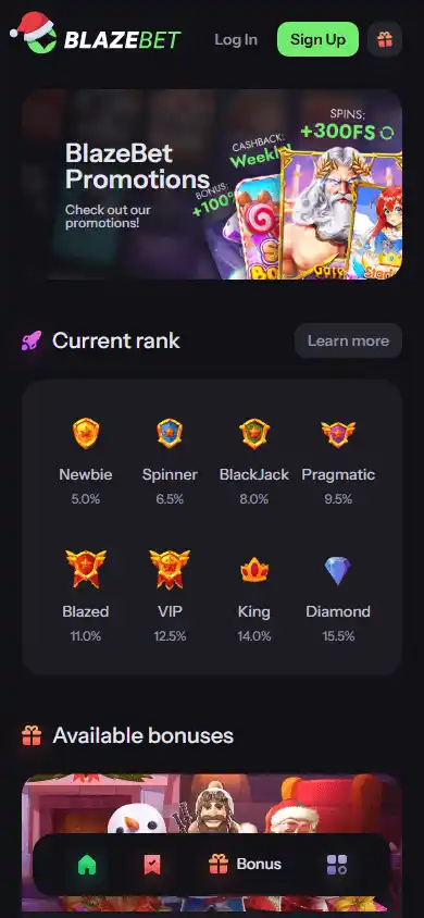 BlazeBet Casino screenshot 6