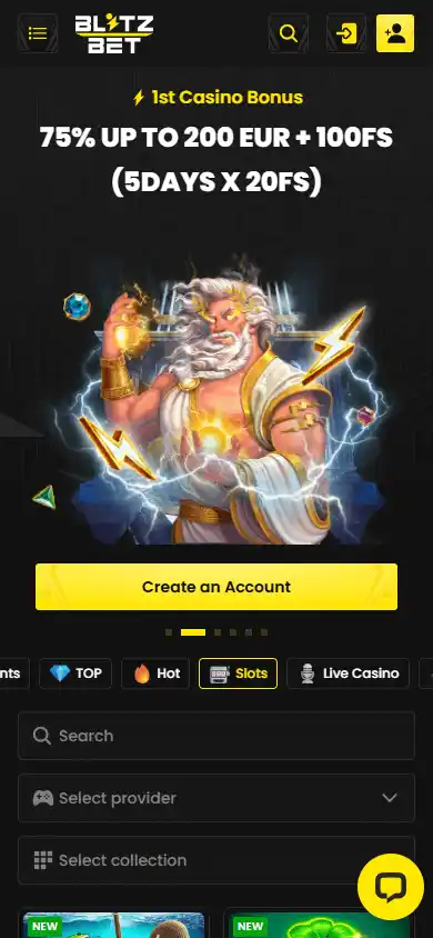 Blitz-bet Casino screenshot 5