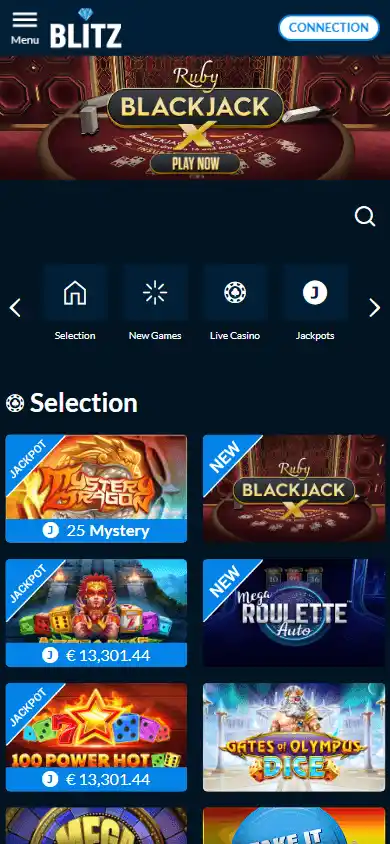 Blitz Casino screenshot 3