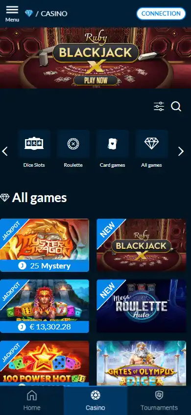 Blitz Casino screenshot 4