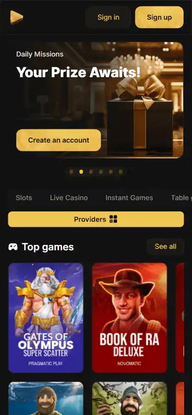 Blitz.red Casino screenshot 4