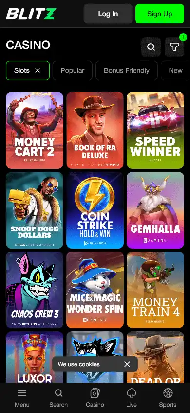Blitzgo.Bet Casino screenshot 5