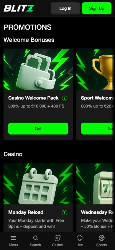 Blitzgo.Bet Casino screenshot 6