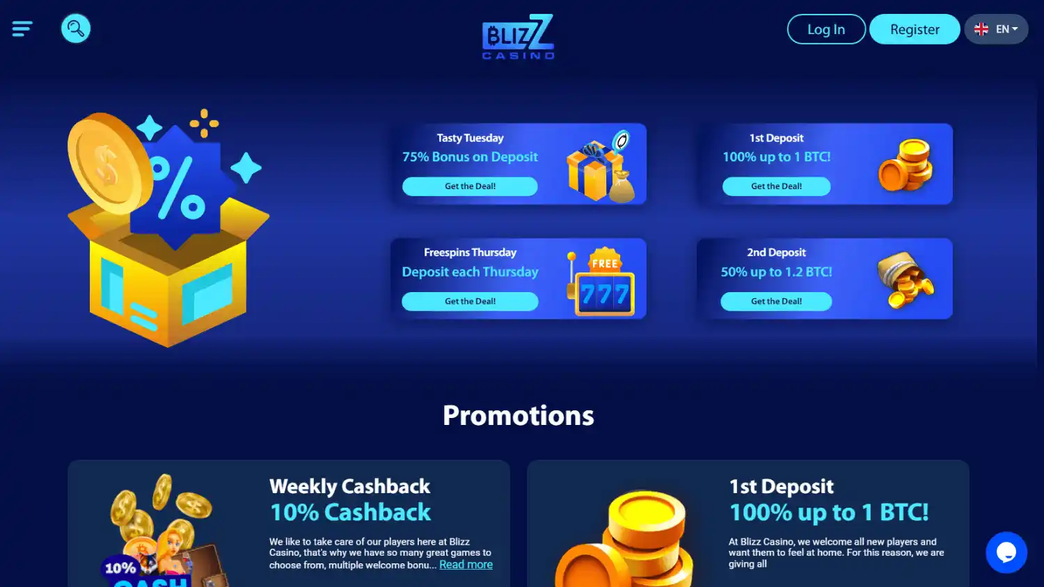 Blizz Casino screenshot 3
