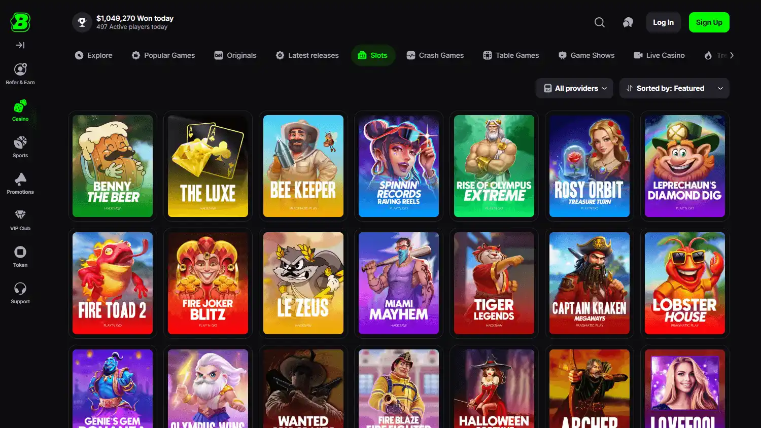 Blockbet Casino screenshot 2