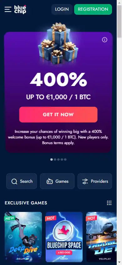 BlueChip Casino screenshot 4