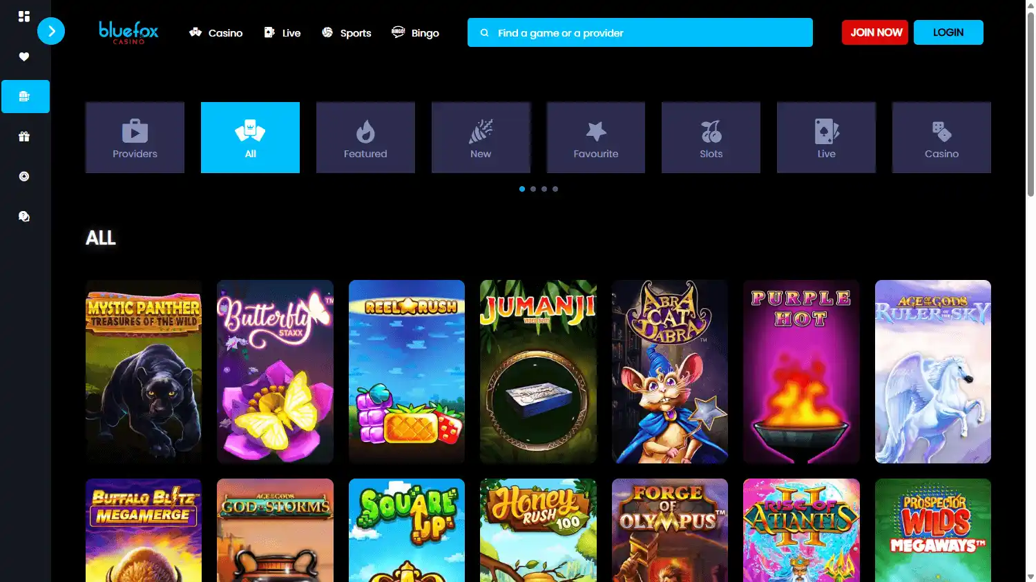 BlueFox Casino screenshot 2