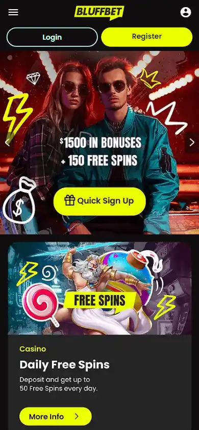 Bluffbet Casino screenshot 3