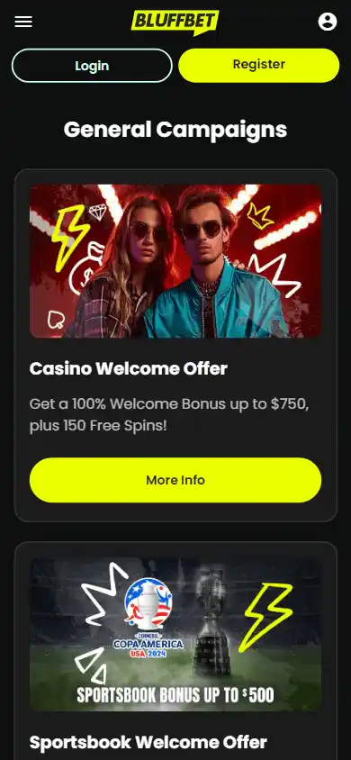 Bluffbet Casino screenshot 4