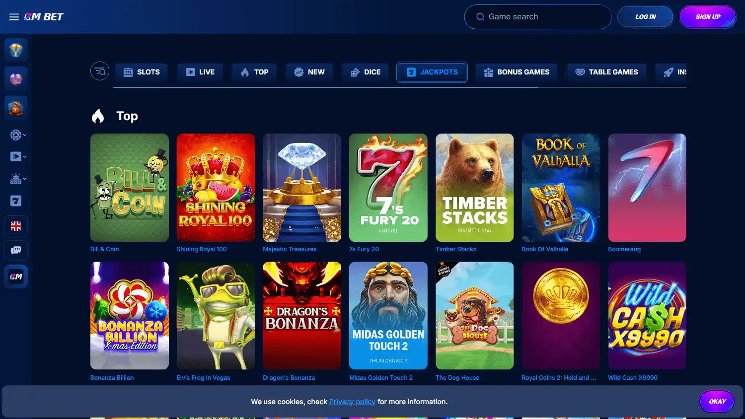 Bm.bet Casino screenshot 2